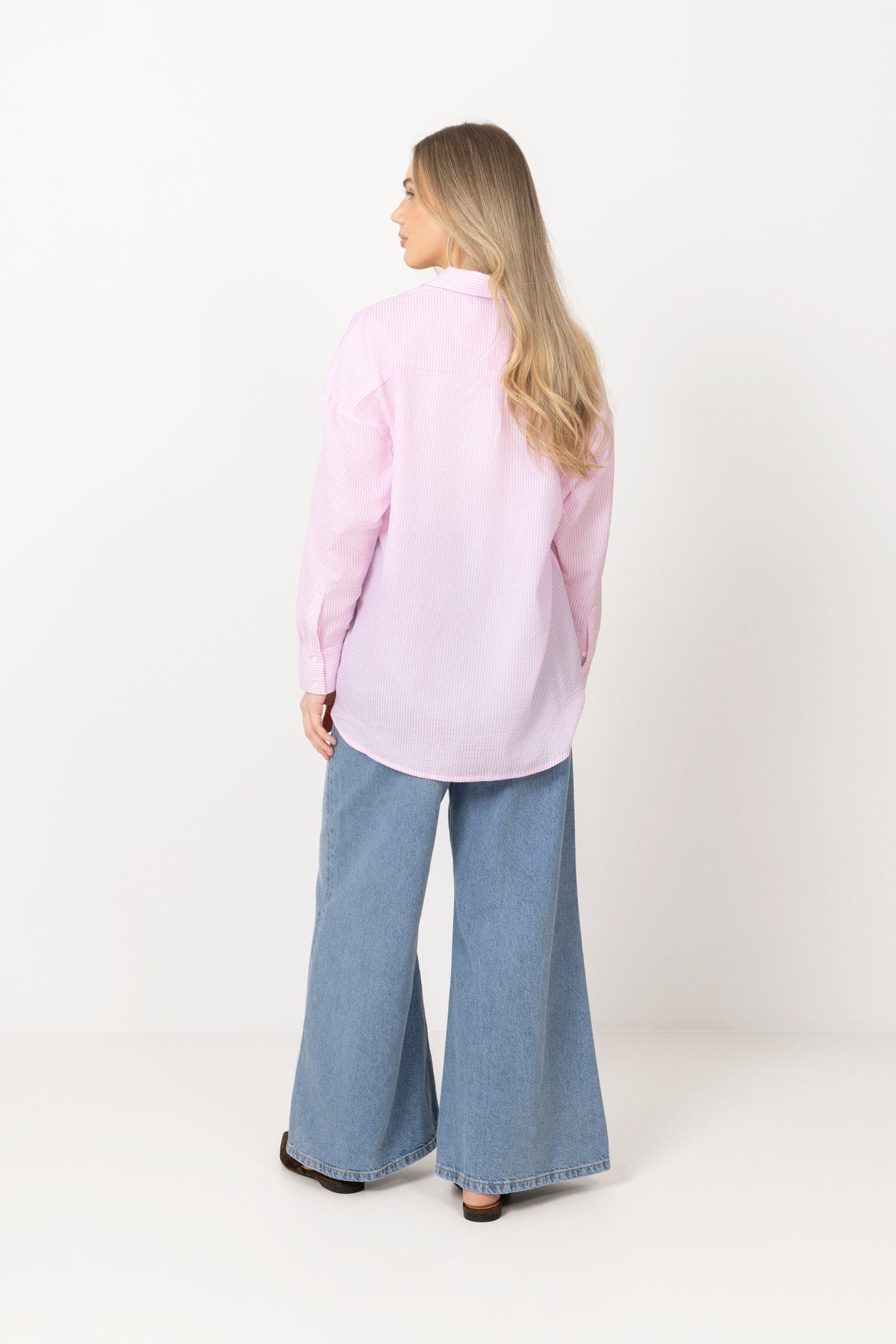 Sonja Shirt - Pink/White