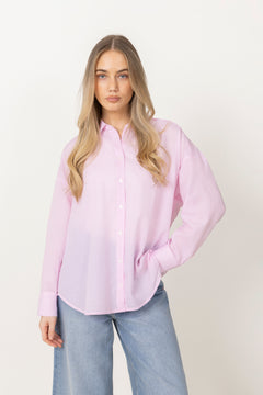 Sonja Shirt - Pink/White