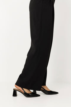 Biamaralyn Slingback Patent - Black