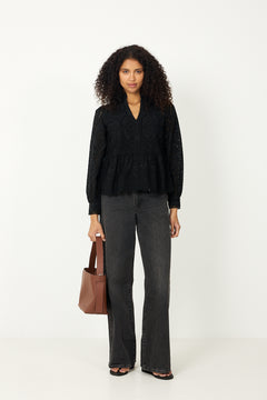 Yasholi Ls Top - Black