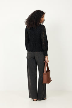 Yasholi Ls Top - Black