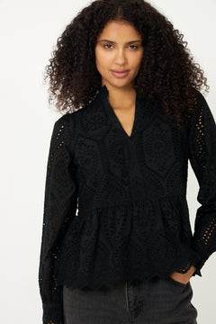 Yasholi Ls Top - Black