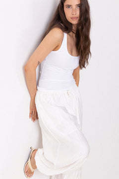 Saamanza Tank Top - White
