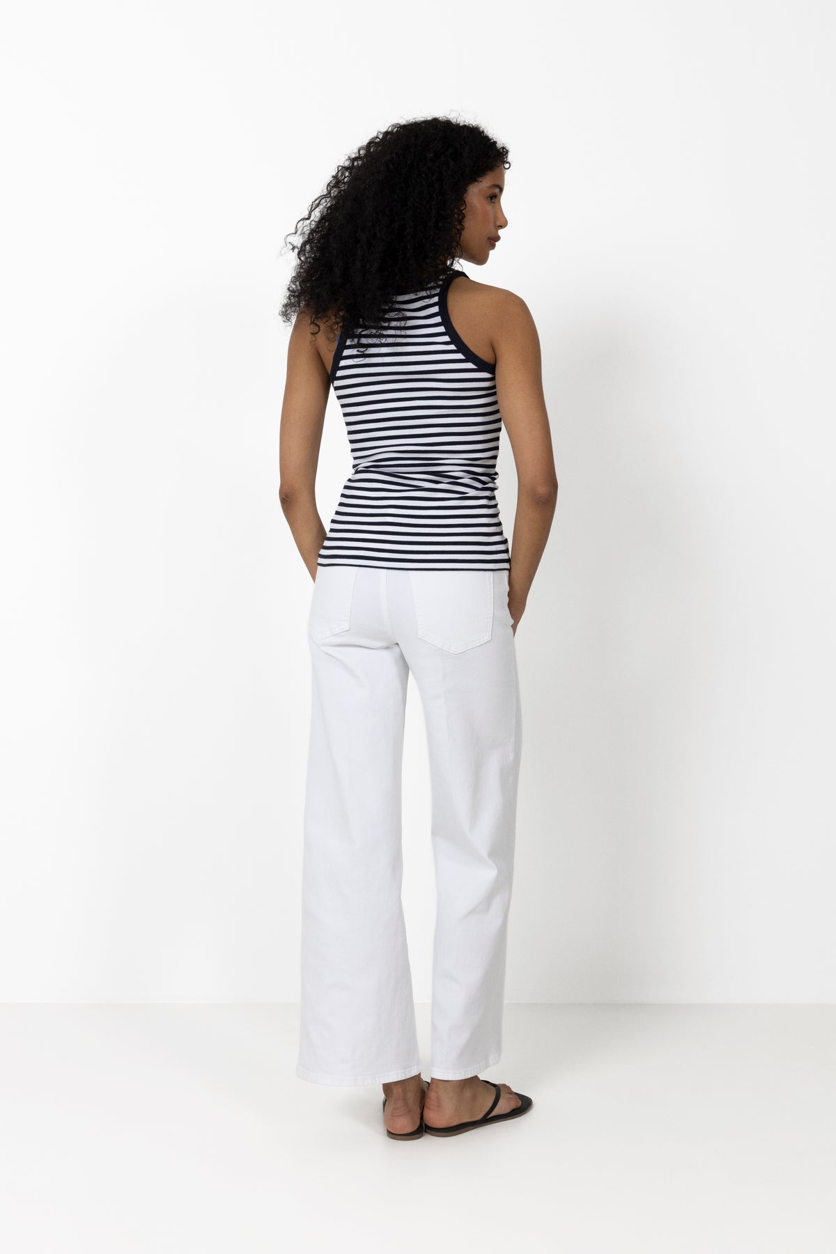 Le Slim Palazzo - White