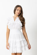 Fryd Voile Dress - White