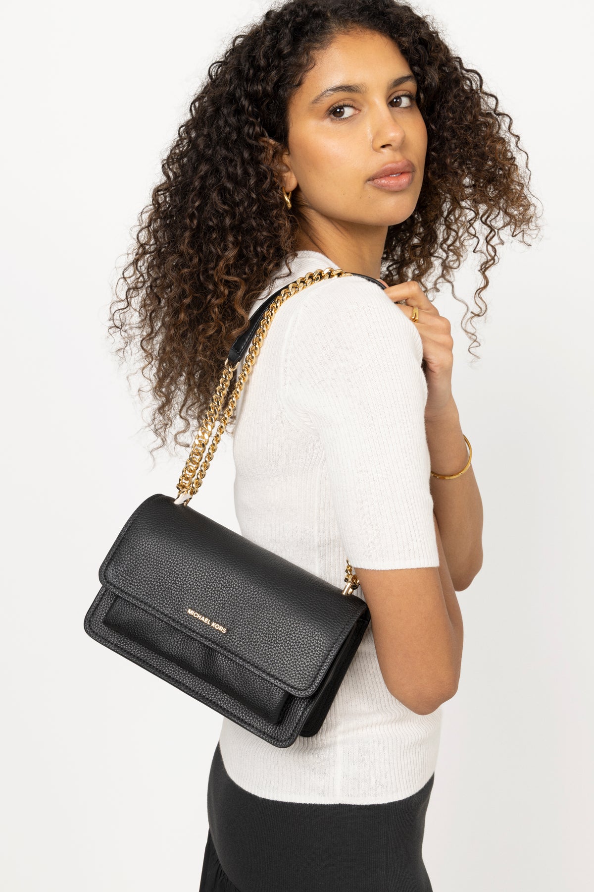 Lg Shoulder - Black w/gold