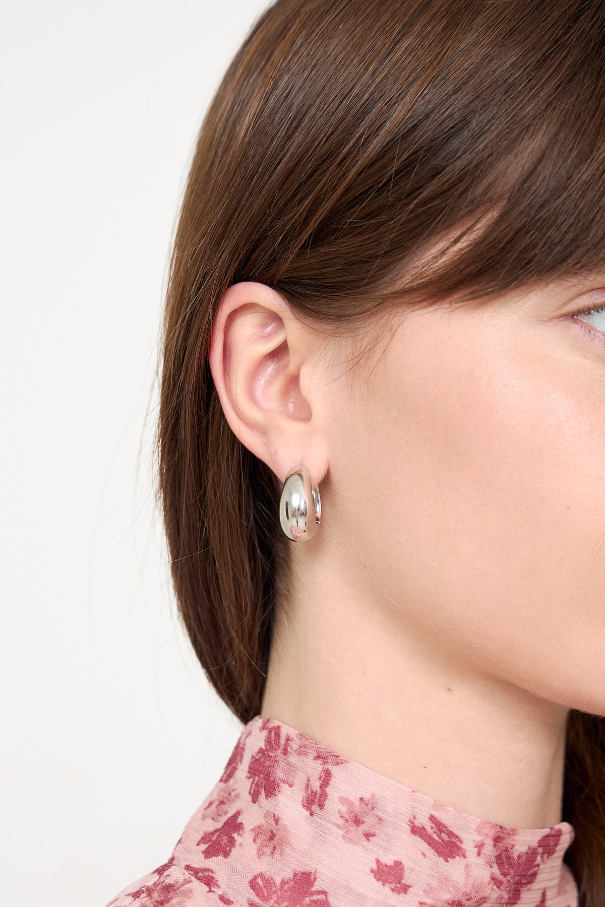 Ice Hoops Medium - Silver