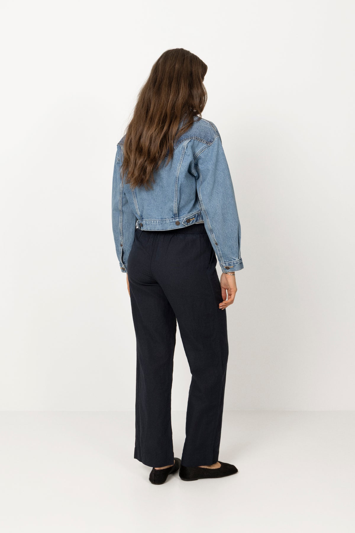 Sonar Linen Pants - Navy