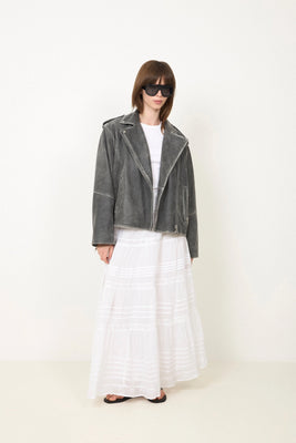 Felicia S Voile Skirt - White