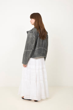 Felicia S Voile Skirt - White