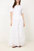 Felicia S Voile Skirt - White