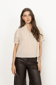 Odesa Linen Blouse - Sand