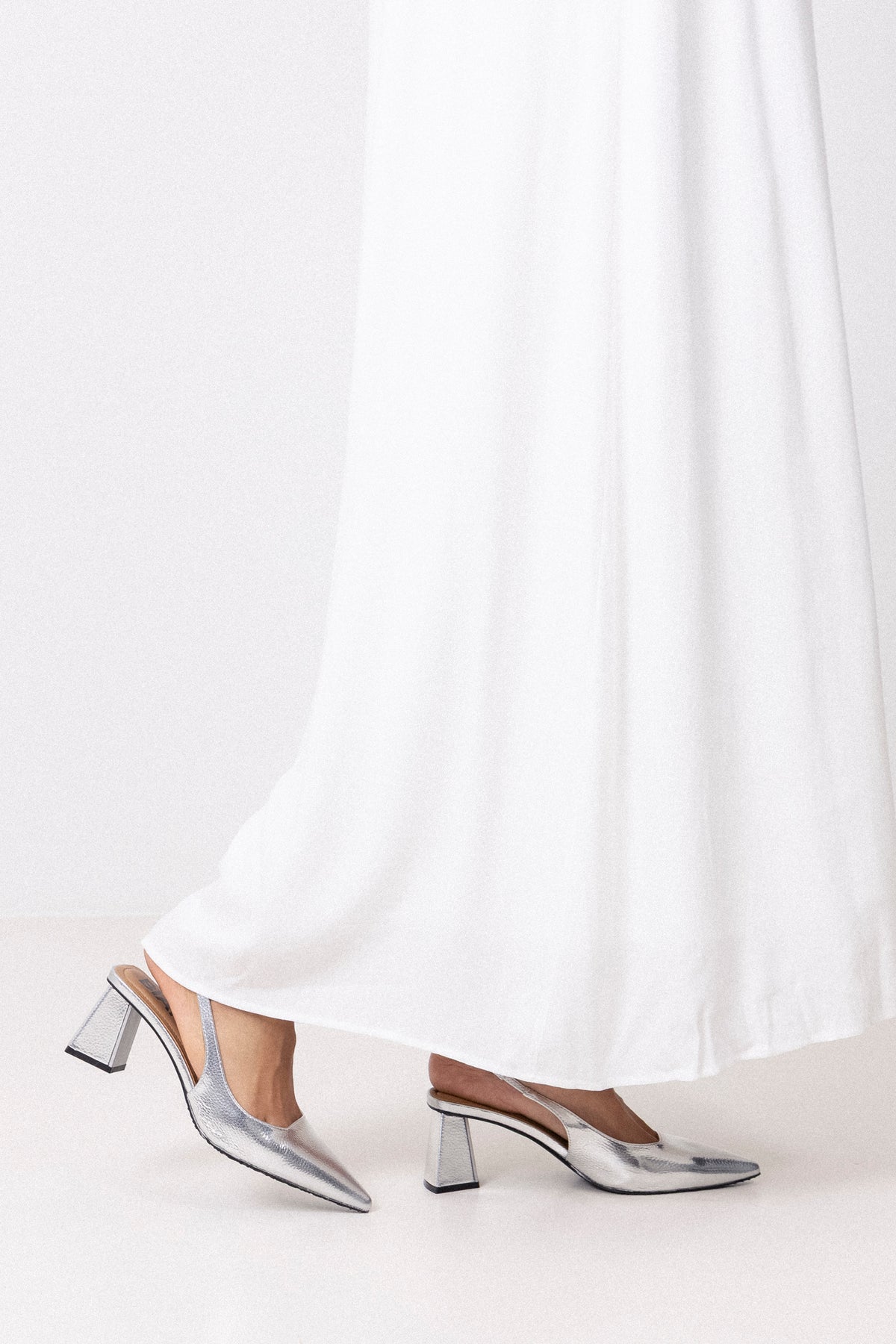Biamaralyn Slingback Metallic - Silver