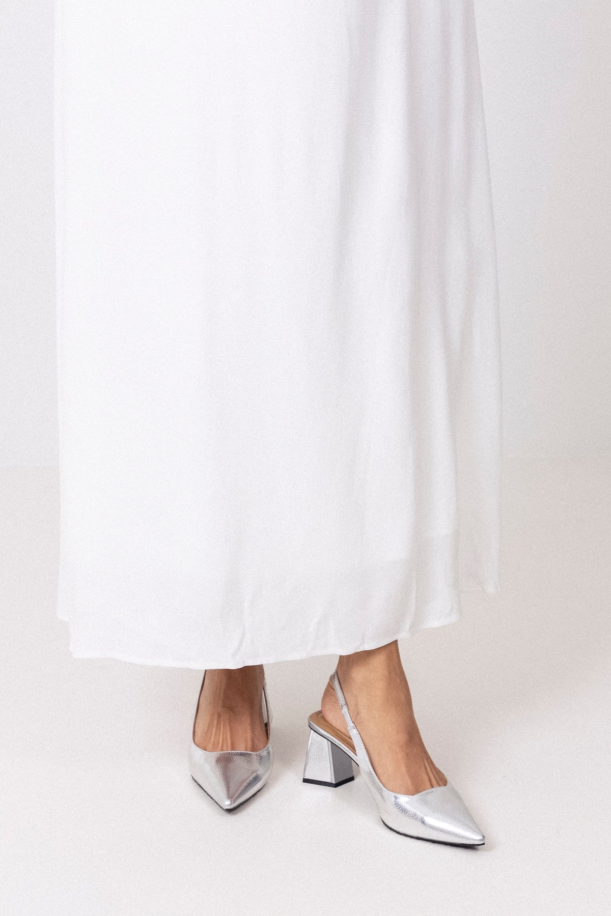 Biamaralyn Slingback Metallic - Silver