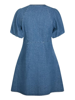 Uma Denim Dress - Blue