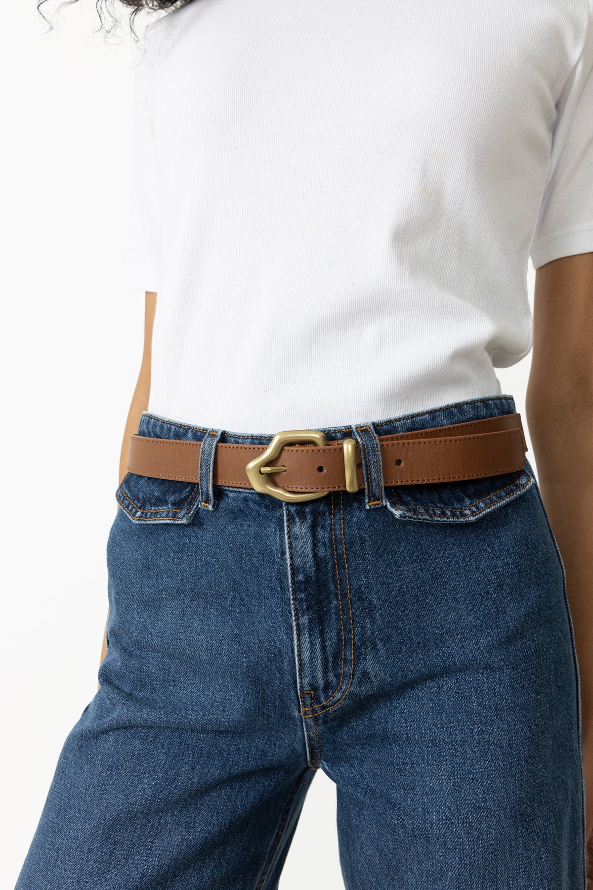 Ako Mini Belt - Nutmeg Gold