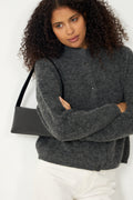 AlphaGZ Short Cardigan - Charcoal Melange