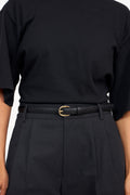 Ceinture Rosette - Noir