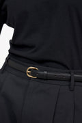 Ceinture Rosette - Noir