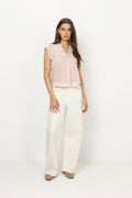 Jayla S Voile Top - Light Pink