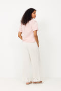 Odesa Linen Blouse - Rose Smoke