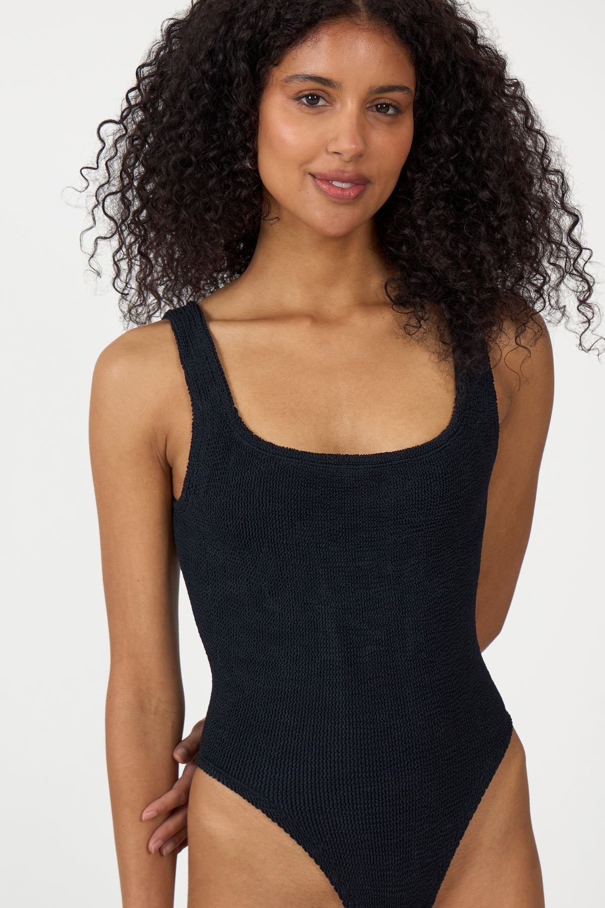 Square Neck Swim - Black