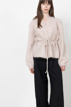 Fredrikke Chunky Cardigan - Beige Melange
