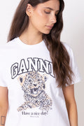 Basic Jersey Relaxed T-Shirt - Leopard