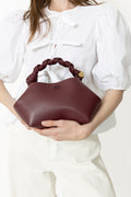 Ganni Bou Bag Small - Burgundy
