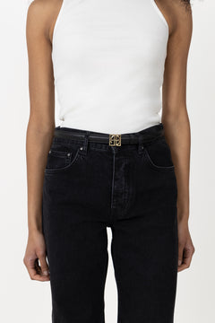 Monogram Belt - Black
