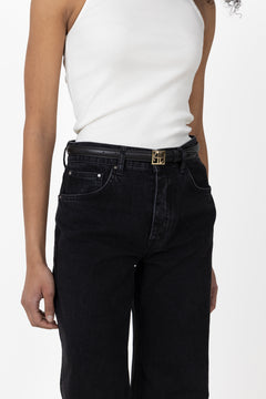 Monogram Belt - Black