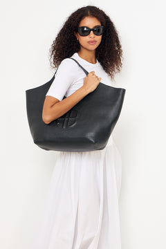 Lili Tote - Black Pebbled
