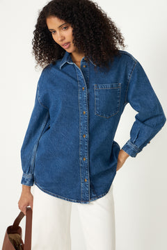 Alex Shirt - Washed Dark Blue
