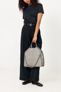 Falabella Fold-Over Tote Bag - Light Grey