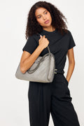 Falabella Fold-Over Tote Bag - Light Grey
