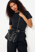 Falabella Mini Tote Bag - Black