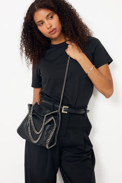 Falabella Mini Tote Bag - Black