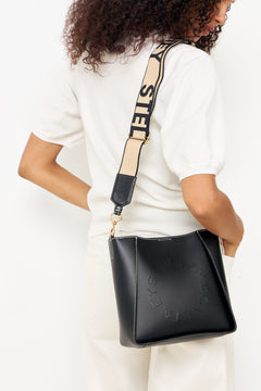 Logo Crossbody Bag - Black