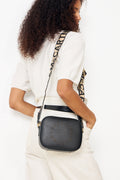 Logo Camera Crossbody Bag - Black