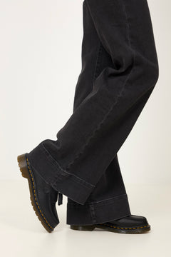Adrian Virginia Leather Tassel Loafers - Black