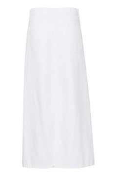 MilyGZ Hw Long Skirt - White Wash