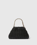 Falabella Popcorn Drawstring Crossbody Bag - Black