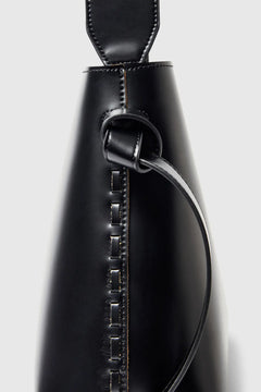Stella Medium Leather Bag - Black
