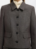 Fitted Camilla Short Blazer - Black Structure