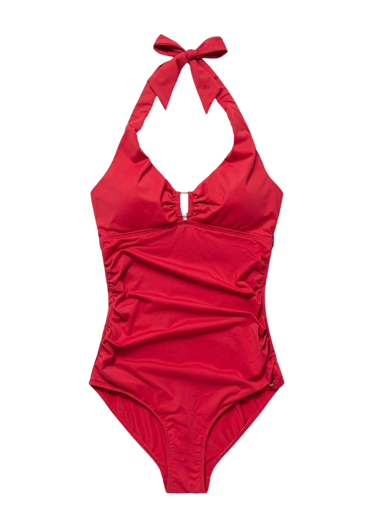 Niovi Solid Swimsuit - Lipstick Red