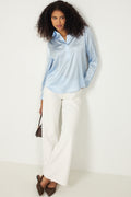 Leia Blouse - Light Blue