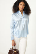 Leia Blouse - Light Blue
