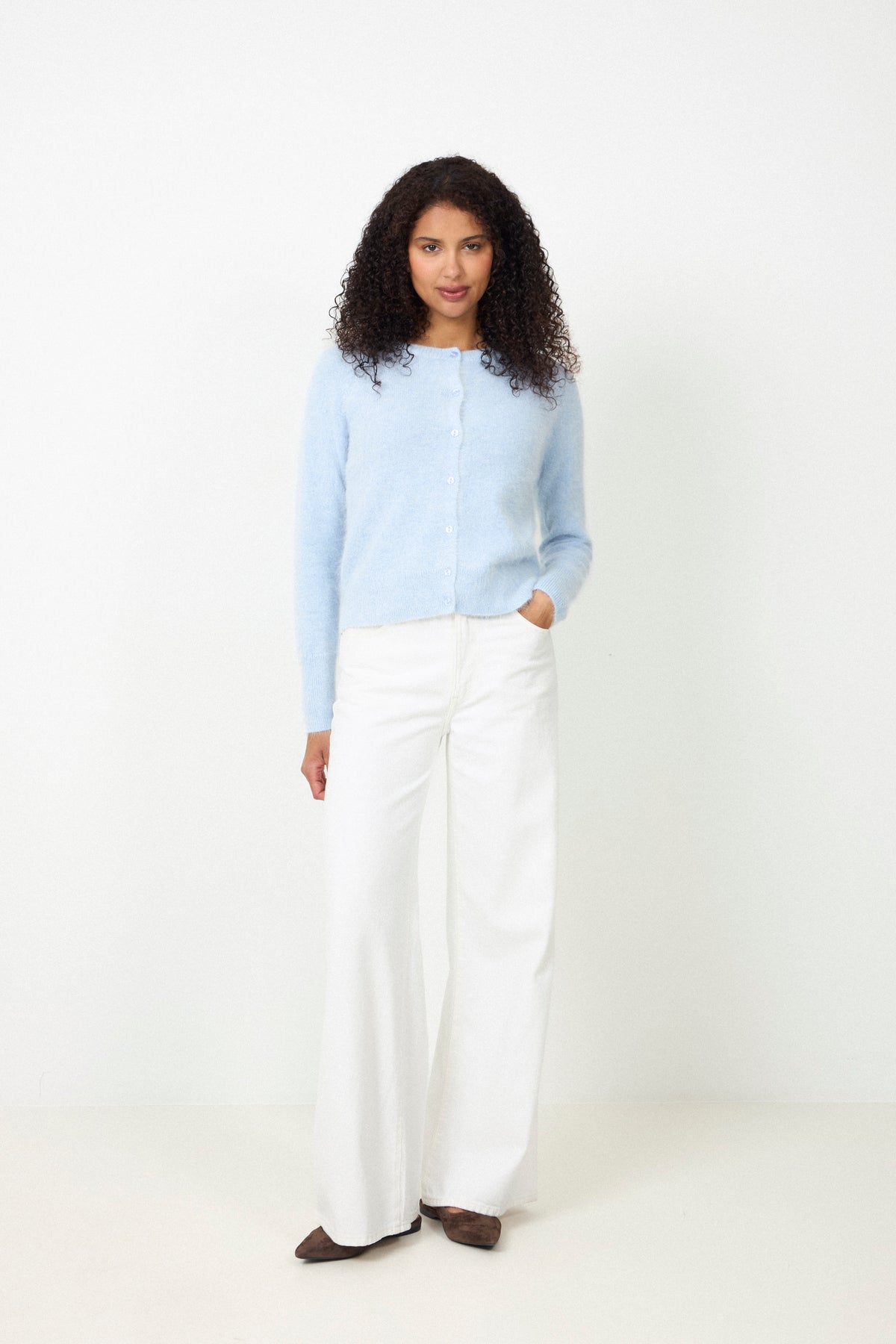 Eva Cardigan - Light Blue