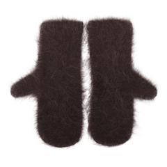 Aba Mittens - Chocolate Brown