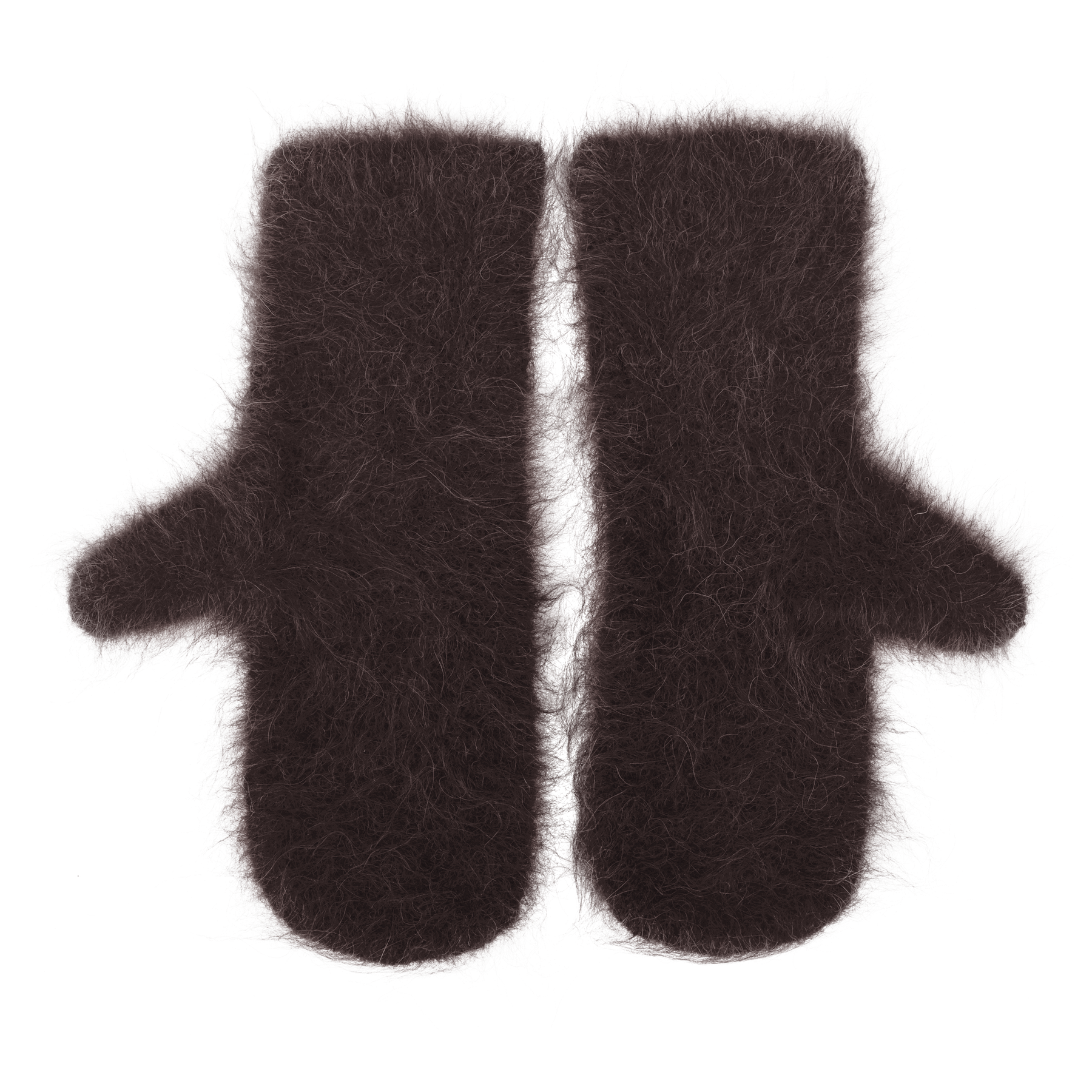Aba Mittens - Chocolate Brown